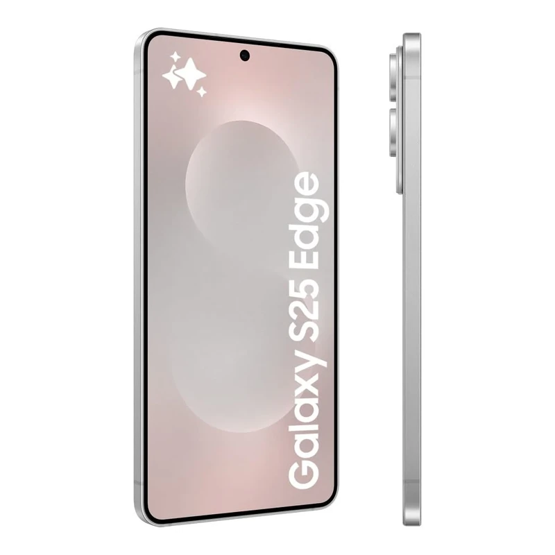 Samsung Galaxy S25 Edge AI Smartphone, Galaxy AI, Android Smartphone, 12GB Memory, 512GB Storage, 200 MP Camera, Long Battery Life, Titanium Silver, 3 Year Samsung Extended Warranty (UK Version)