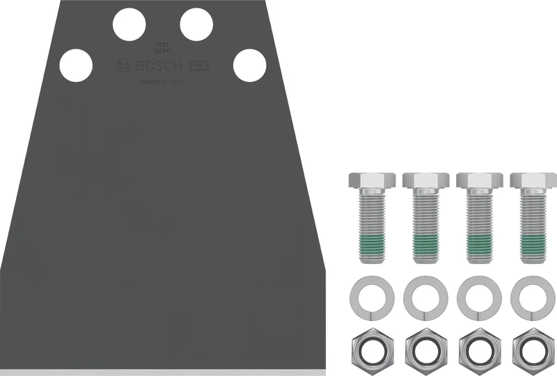 Bosch 1x PRO HEX 28/30 Floor Scraper Replacement Set (for Tiles, Carpet, 221,5 x 171,5 mm, Professional Accessory Breakers)