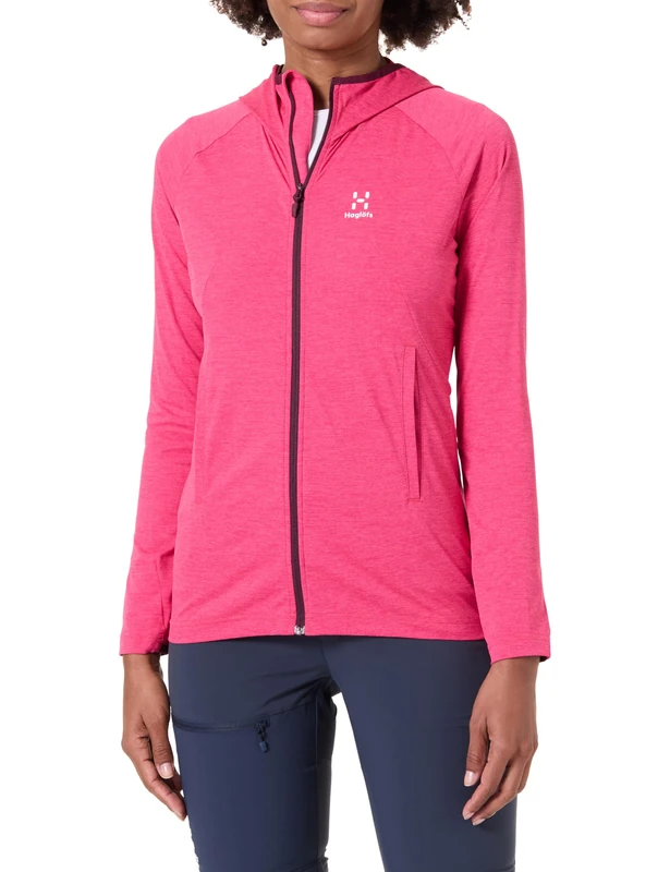 HAGLOFS 604831_4T3 MIRRE Q MID Jacket Women's ULTRA PINK Size XS