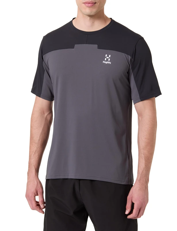 HAGLOFS Men's Spitz T-Shirt, Magnetite/True Black, L - Image 1