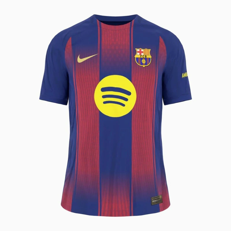 Nike Unisex Kids FCB Dri-FIT Jersey Season 2025/2026 Stadium Home T-Shirt, Deep Royal Blue/Midwest Gold, 116-128 (EU)