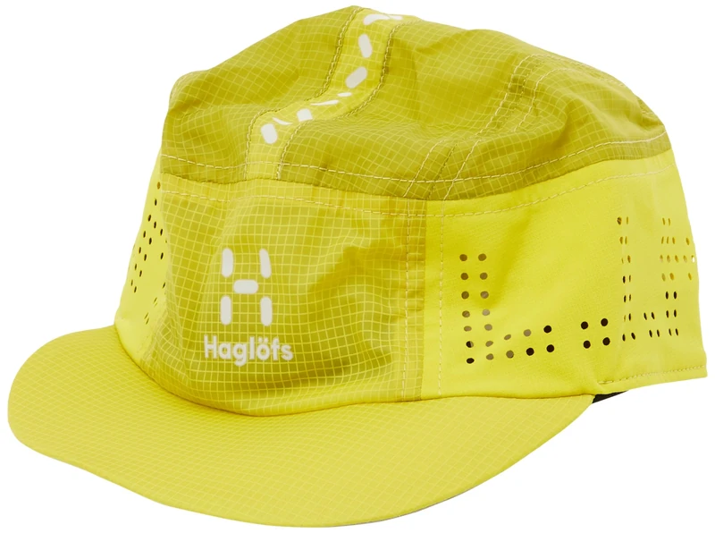 Haglofs 607241_5QI L.I.M Intense Trail Hat Unisex Aurora/Limegreen Size S/M