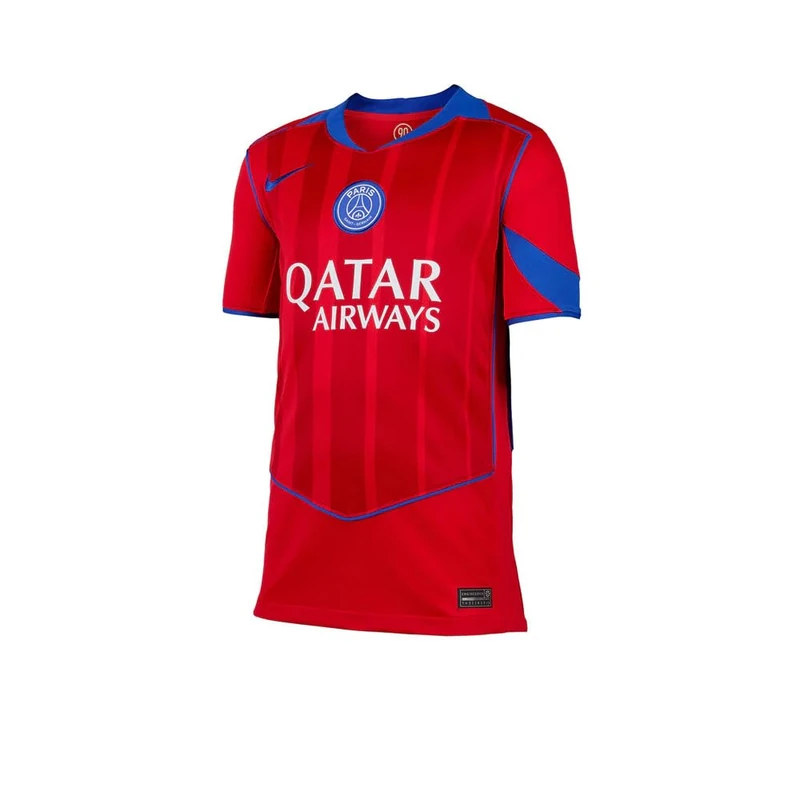 Nike Unisex Kids Paris Saint-Germain Dri-FIT Jersey Season 2025/2026 Stadium 3rd T-Shirt, Global Red/Sport Red/Hyper Royal, 158-170 - Image 1