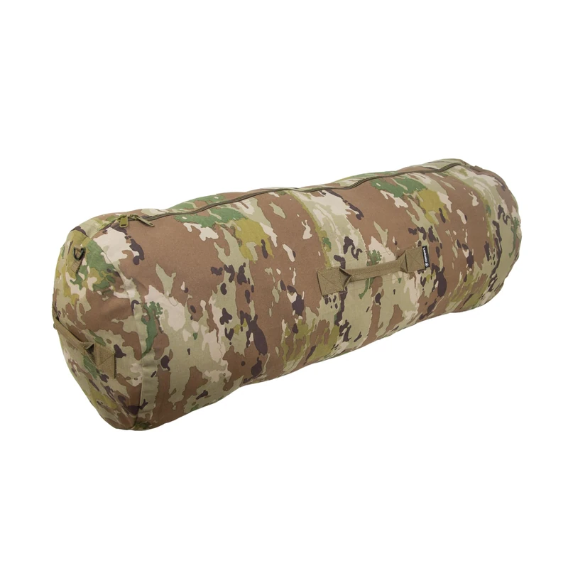 Stansport Zippered Canvas Deluxe Duffel Bag - Camo - 42" x 15" x 15"