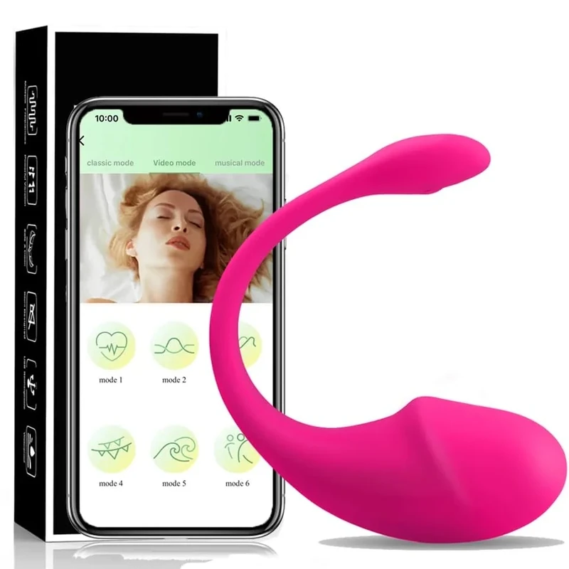 Small Vibrat.o.rset 4 Woman App L.ove E.GGS for Women with from Phone Silent Bluetooth Vibrat.o.r Remote Control S.ex S.t.imulator Adjustable Toys C.litor.i.se Man Vibabrat.or Travel Gift SDF