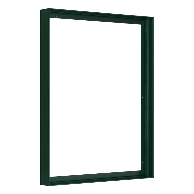 FOLKOR Floater Frame for 24x30 Canvas Paintings, DIY Metal Floating Frames with 1.5" Deep for Art Show Exhibition Home Office Gallery Wall Decor, Abstract Artwork for Modern Farmhouse Room (Green)
