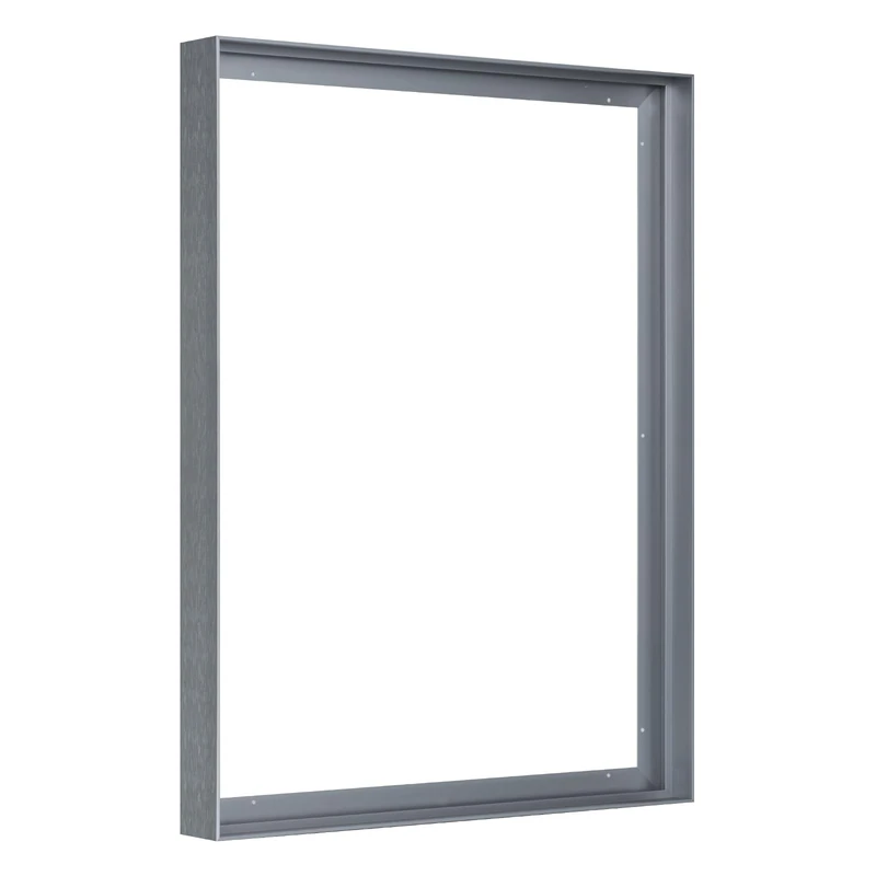FOLKOR Floater Frame for 24x30 Canvas Paintings, DIY Metal Floating Frames with 1.5" Deep for Art Show Exhibition Home Office Gallery Wall Decor, Abstract Artwork for Modern Farmhouse Room (Gray)