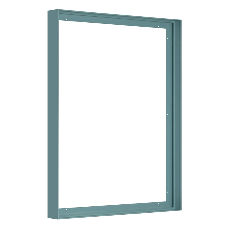 FOLKOR Floater Frame for 24x30 Canvas Paintings, DIY Metal Floating Frames with 1.5" Deep for Art Show Exhibition Home Office Gallery Wall Decor, Abstract Artwork for Modern Rustic Room (Cadet Blue)