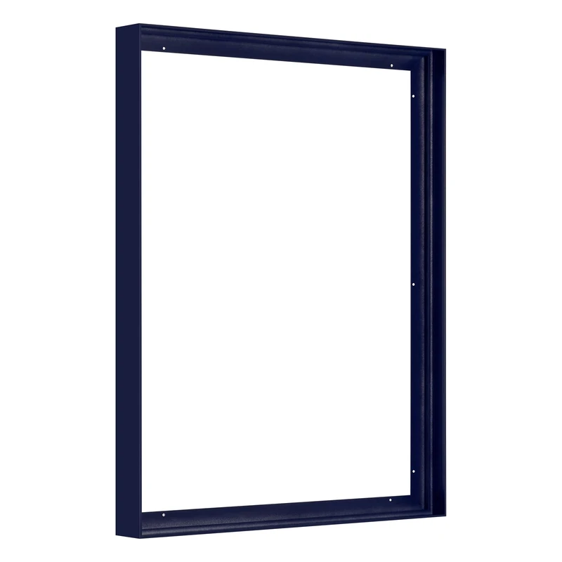 FOLKOR Floater Frame for 24x30 Canvas Paintings, DIY Metal Floating Frames with 1.5" Deep for Art Show Exhibition Home Office Gallery Wall Decor, Abstract Artwork for Modern Farmhouse Room (Navy Blue)