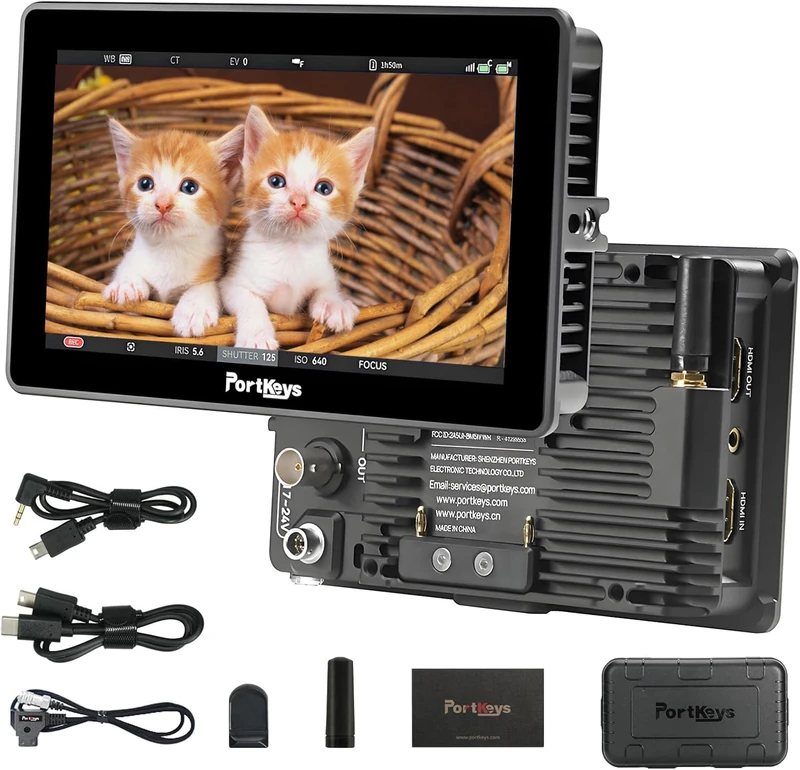 Portkeys BM5 IV 5.5 Inch 2000 Nit On Camera Monitor - Image 1