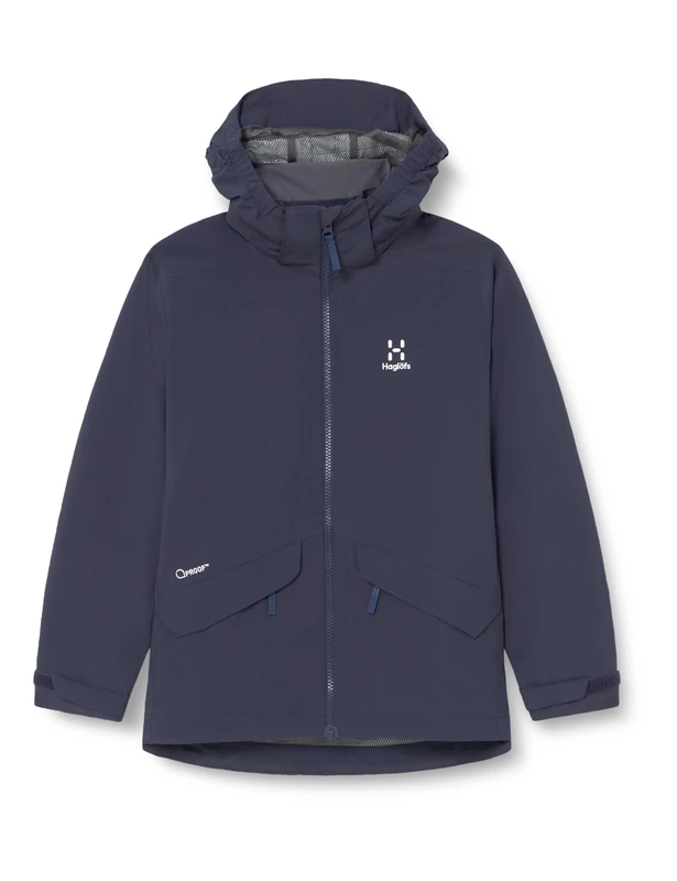 HAGLOFS 604759 3N5 MILA Jacket Unisex TARN BLUE Size 140 - Image 1