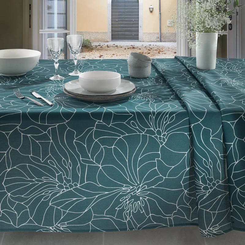GABEL Fleur Rectangular Tablecloth 18 Places