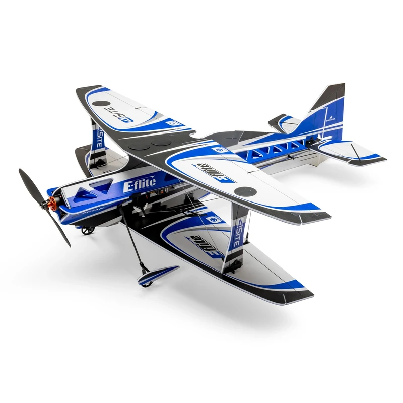 E-Flite 4-Site Flat Foamy 800 mm Bind N Fly, AS3X, Safe Select Stabilization, Remote Controlled Aeroplane for Aggressive and Slow Aerobatics for Indoor and Outdoor Use
