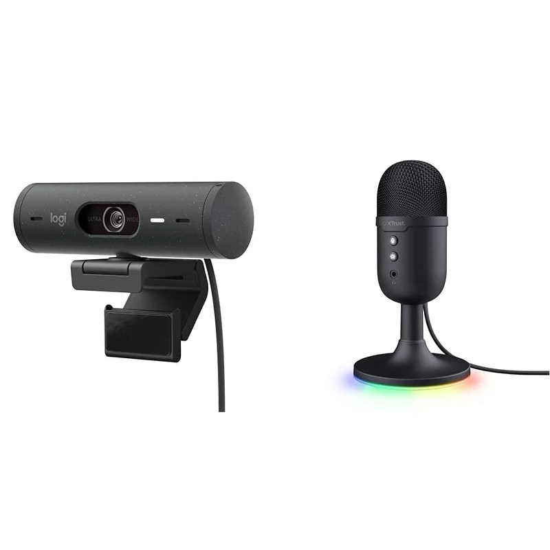 Logitech Brio 500 Full & Trust Gaming GXT 236 Yami USB