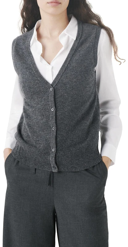 Caroll Women's 242k-milou Sweater, Dark Grey, M