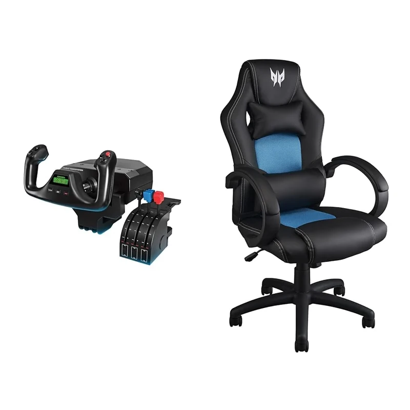 Logitech G Saitek PRO & Acer Gaming Chair, One Size