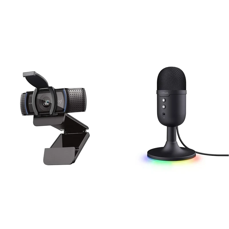 Logitech C920S HD Pro & Trust Gaming GXT 236 Yami USB
