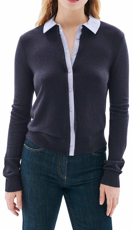 Caroll Women's 252k-mphoebe2 Sweater, Sky Captain, S