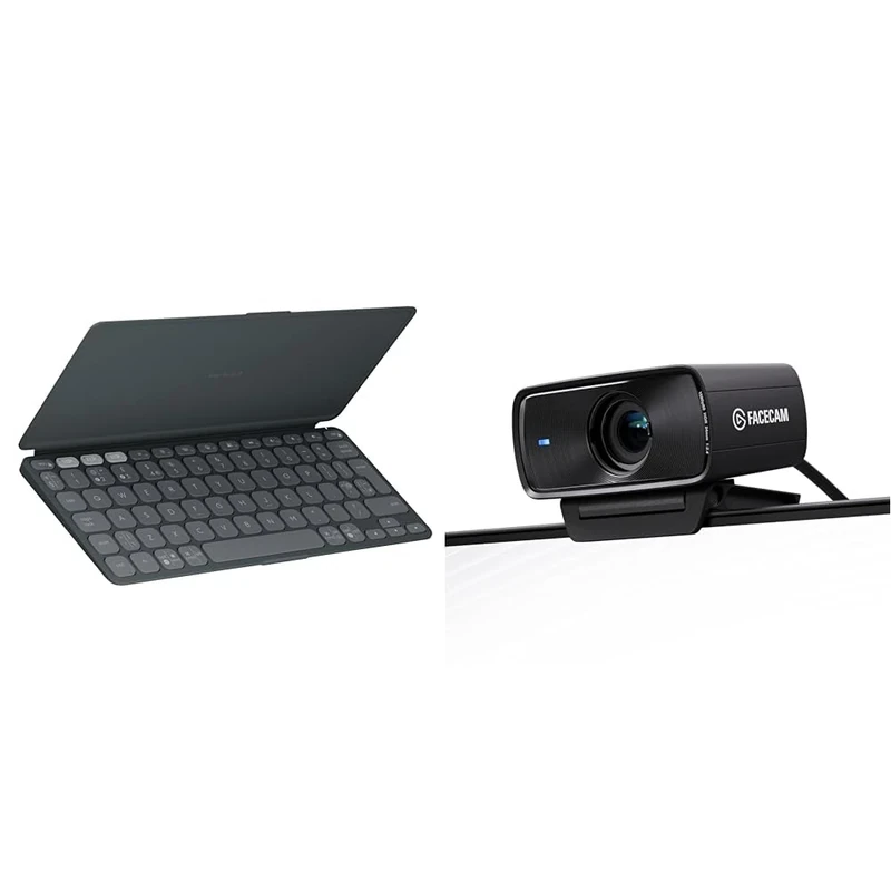 Logitech Keys-To-Go 2 Portable & Elgato Facecam MK.2 – Premium Full