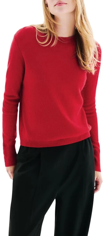 Caroll Women's 232k-mzoan Sweater, Equestrian Red, XL
