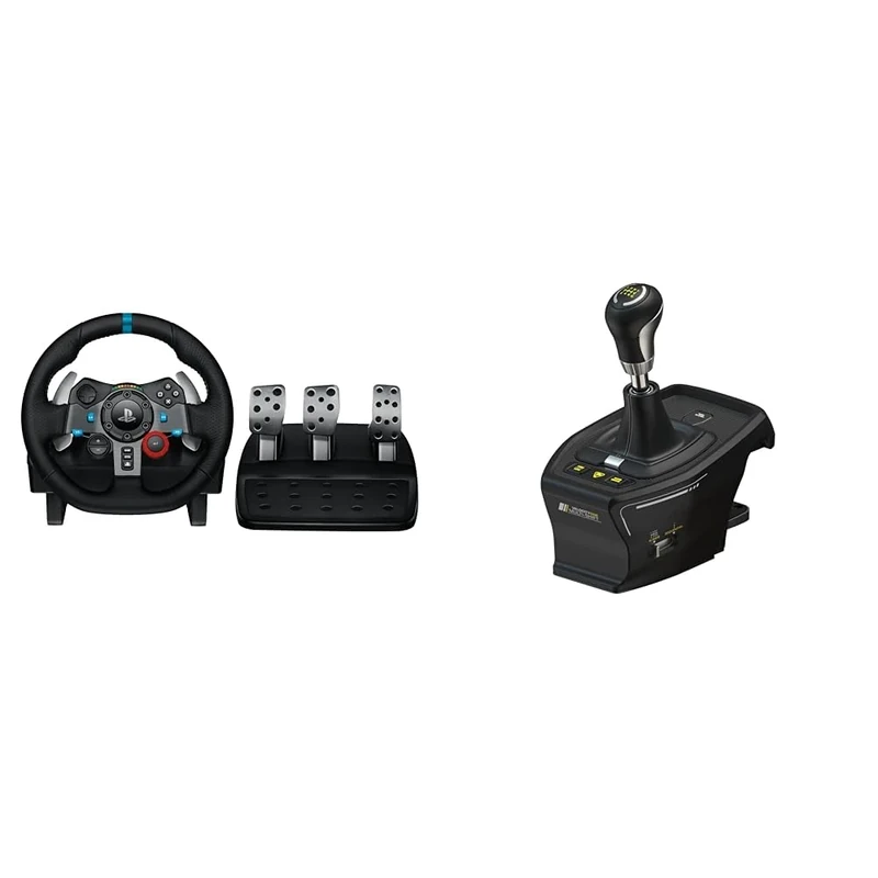 Logitech G29 Driving Force & Turtle Beach VelocityOne Multi-Shift Universal Gear