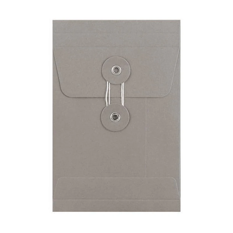 Blake Purely Everyday - Grey String and Washer Envelopes C5 (229 x 162mm) - Pack of 100 Qty - Premium Quality 180 GSM - Grey Envelopes with String Tie - Office & Business Supplies (STWSW229GY)
