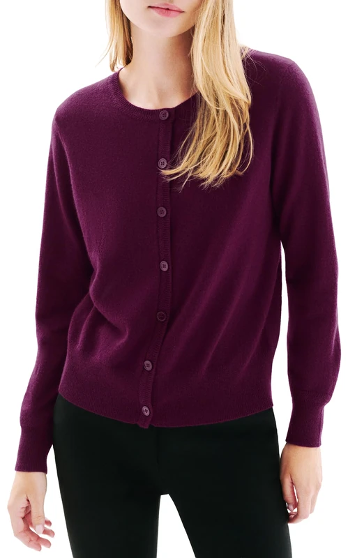 Caroll Women's 242k-mcaroline Sweater, Plum Caspia, L
