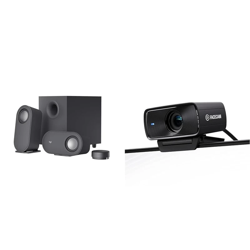 Logitech Z407 Bluetooth Computer & Elgato Facecam MK.2 – Premium Full