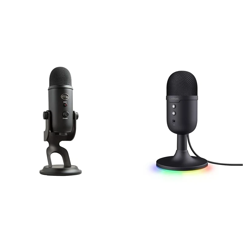 Logitech Blue Yeti USB & Trust Gaming GXT 236 Yami USB