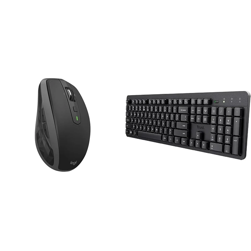 Logitech MX Anywhere 2S & Trust Ody II Silent Wireless Keyboard