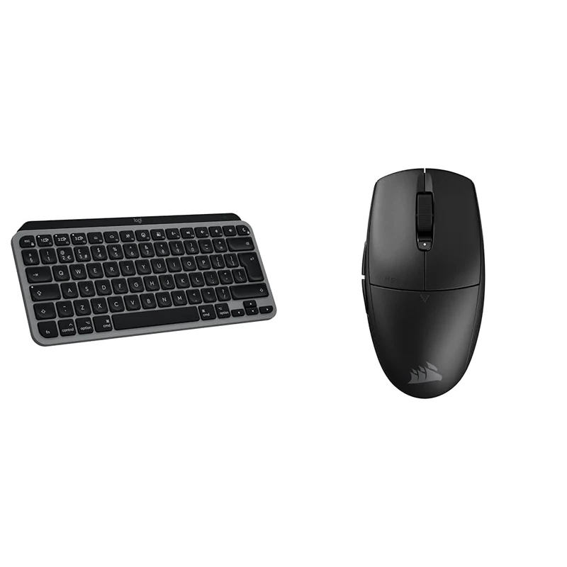Logitech MX Keys Mini & Corsair M55 WIRELESS Lightweight FPS Gaming