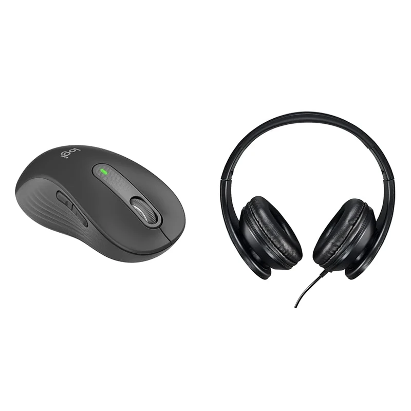 Logitech Signature M650 L & Acer Headset AHW115 - (integrated mic,
