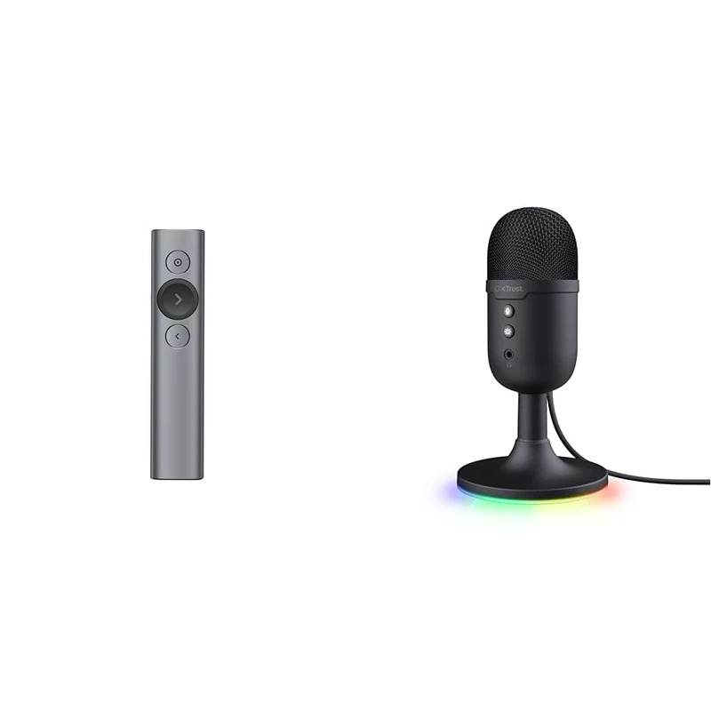 Logitech Spotlight Wireless Presentation & Trust Gaming GXT 236 Yami USB