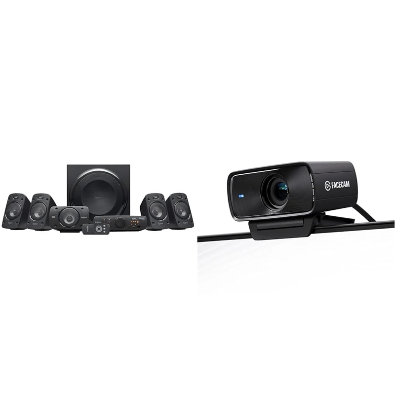 Logitech Z906 5.1 Surround & Elgato Facecam MK.2 – Premium Full