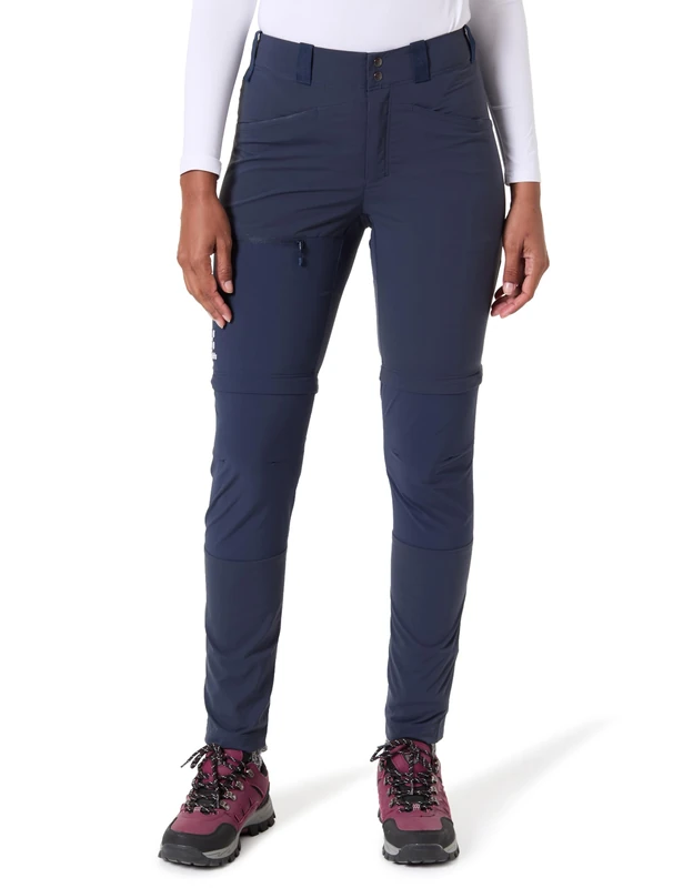 HAGLOFS 606932_3N5 LITE Slim ZIPOFF Pants Women's TARN Blue Size 34