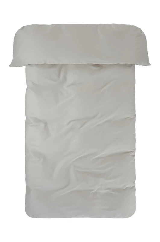 Jotex Zack Satin Duvet Cover Exclusive Satin Made from Organic Cotton GOTS Certified Duvet Cover - Beige 200 x 220 cm