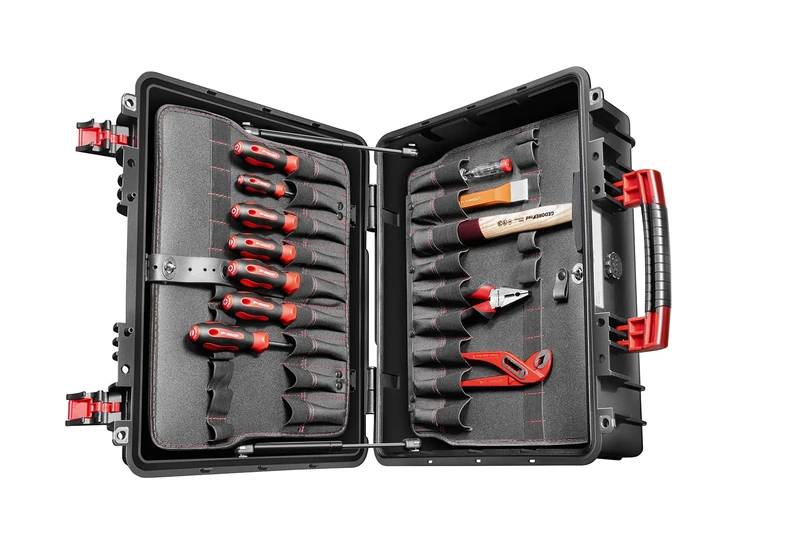 GEDOREred Meister XL R21652101 Tool Box 101-Piece Craftsman Assortment with Gas Struts - Image 1