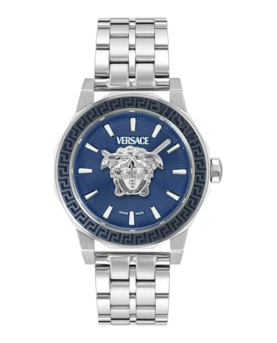 Versace Men's Analogue Swiss Quartz Watch with Stainless Steel Strap VE9I00324