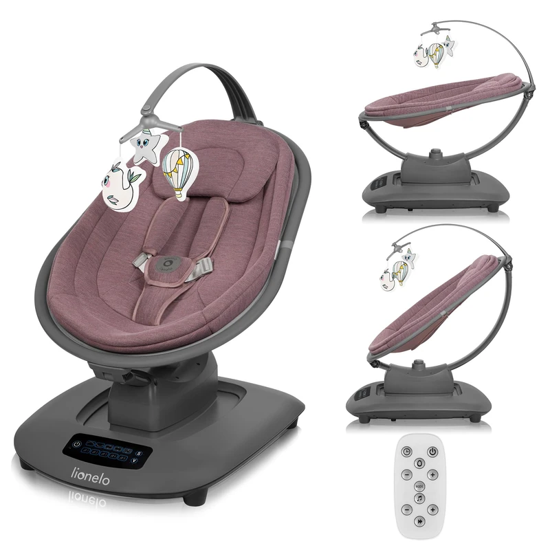 Lionelo Blossom Electric Baby Rocker - 5 Speeds & Bluetooth