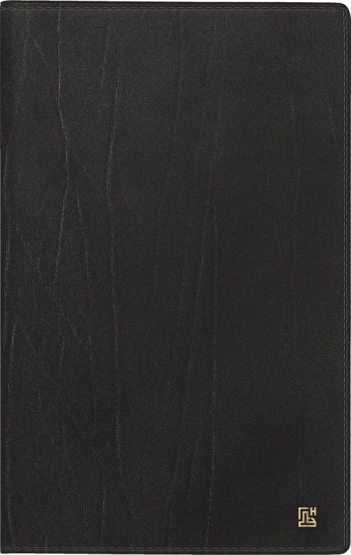 BRUNNEN Pocket Calendar Model 746 2026 | A6, Leather, Black