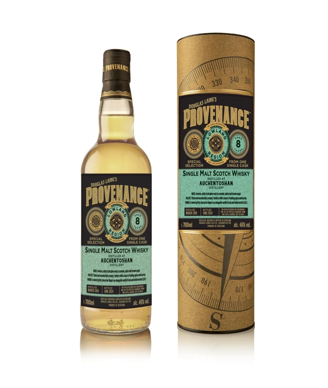 PROVENANCE, AUCHENTOSHAN, 2016, 8 YEARS OLD, 70CL, 46% ALC./VOL. UK