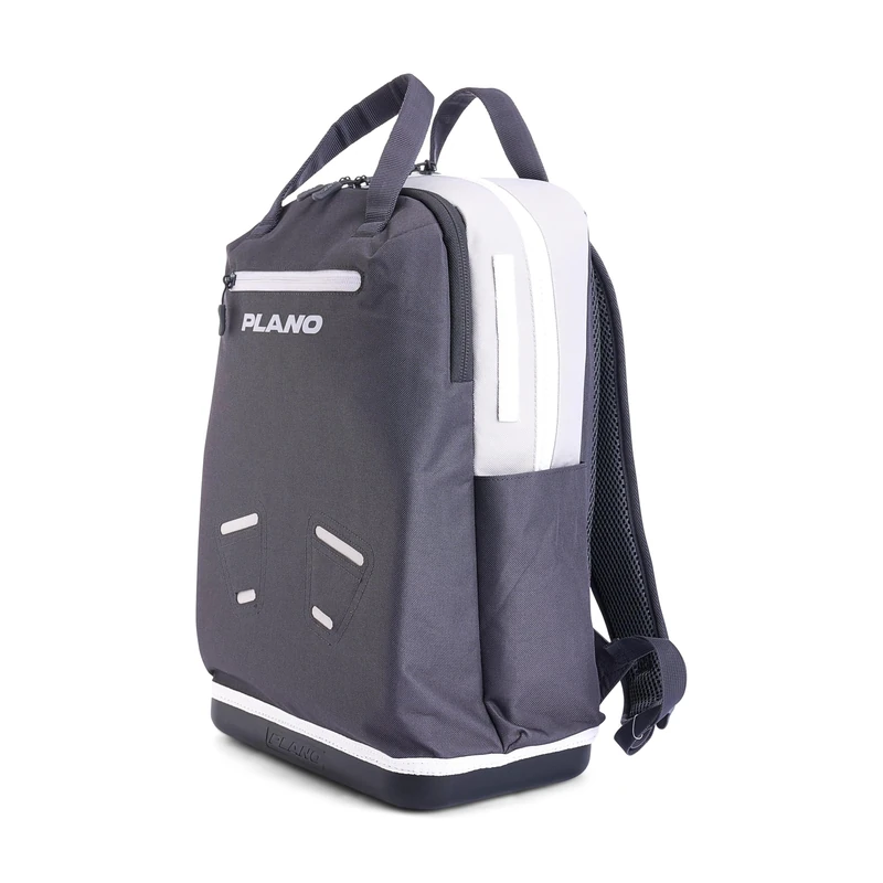 Plano Weekend Tackle Backpack 3700 | Waterproof Molded Base | Large Main Compartment | Quick Access Slip Pockets | Die Cut Tool Sleeves | Daisy Chain Gear Attachment | Includes StowAways | 3700 Size