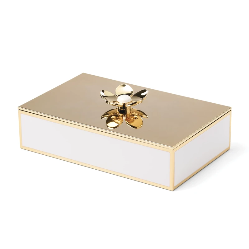 Kate Spade New York Make It Pop Large Floral Box - Gold