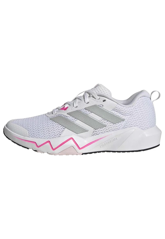 adidas Women's Rapidmove Go Training Shoes, FTWR White/Silver met./Lucid Pink, 5.5 UK