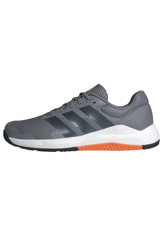 adidas Men's Dropset Base Training Shoes, Grey/Grey Five/Lucid Orange, 10.5 UK - Image 1