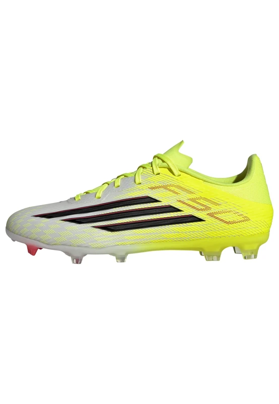 adidas Unisex F50 League Firm Ground/Multi Ground Football Boots, Team Solar Yellow 2/core Black/Lucid red, 5 UK