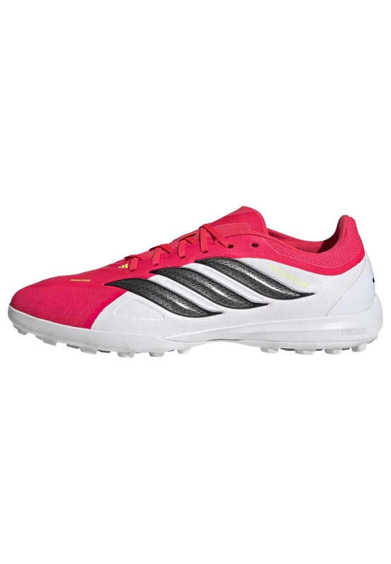 adidas Unisex Predator League Fold-Over Tongue Indoor Football Shoes, Lucid red/core Black/FTWR White, 11.5 UK