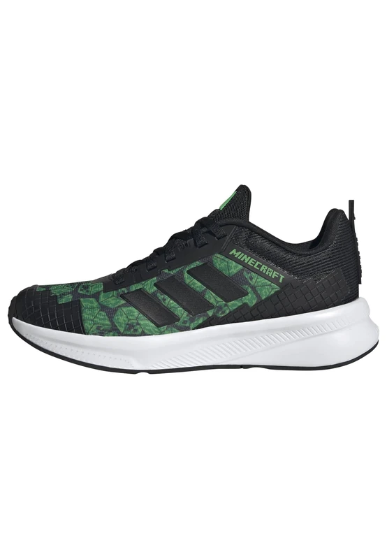 adidas Unisex Kids Minecraft Fortarun 4.0 Shoes Junior, core Black/core Black/FTWR White, 5.5 UK