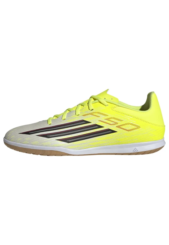 adidas Unisex F50 Club Indoor Football Shoes, Team Solar Yellow 2/core Black/Lucid red, 6.5 UK