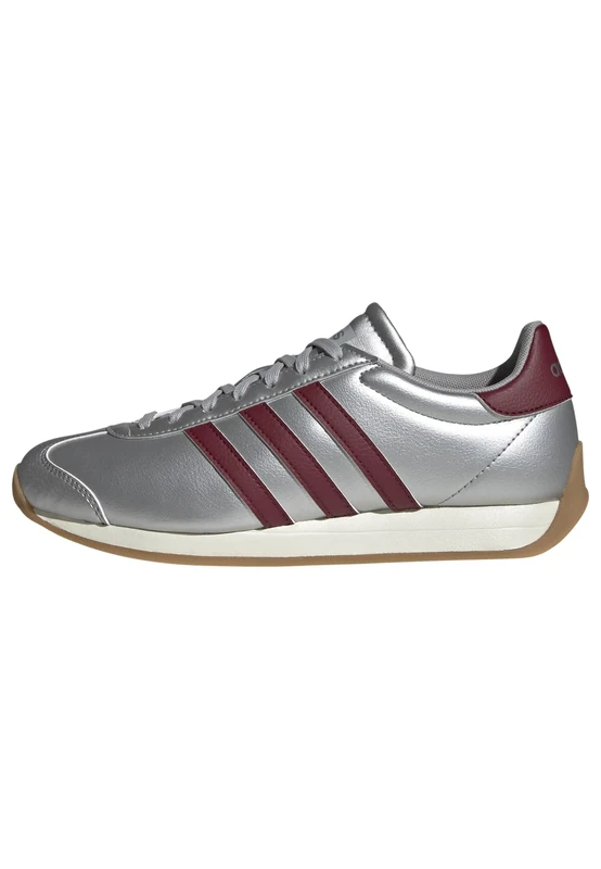adidas Women's RUNVISTA Shoes, Silver met./Shadow red/Off White, 4.5 UK